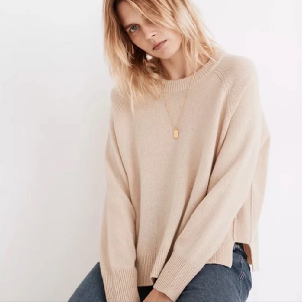 Madewell (Re)sourced Cashmere Crewneck Sweater